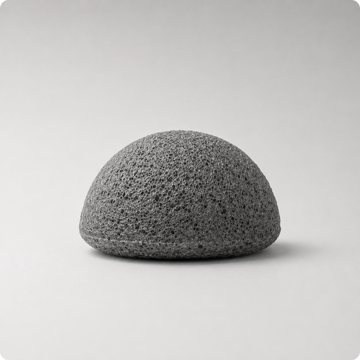 Konjac Charcoal Hubka