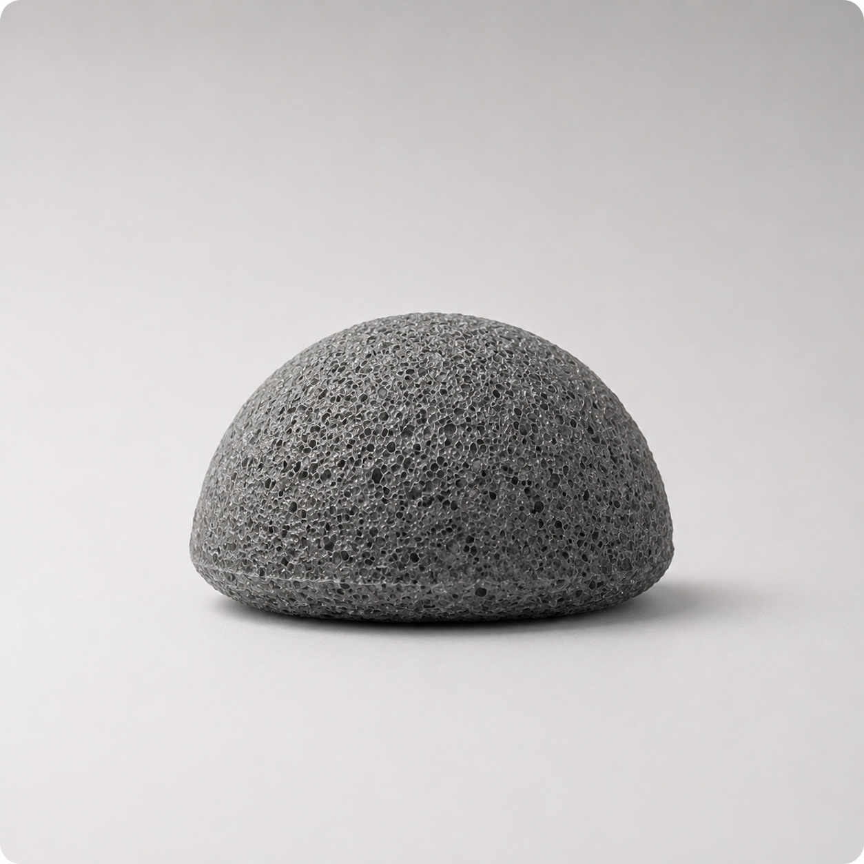 Konjac Charcoal Hubka